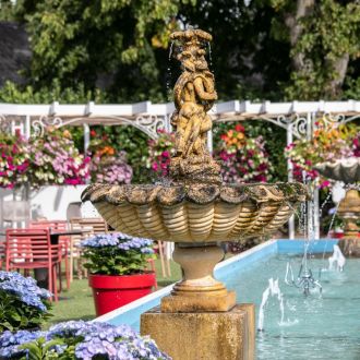 Water feature in the gardens