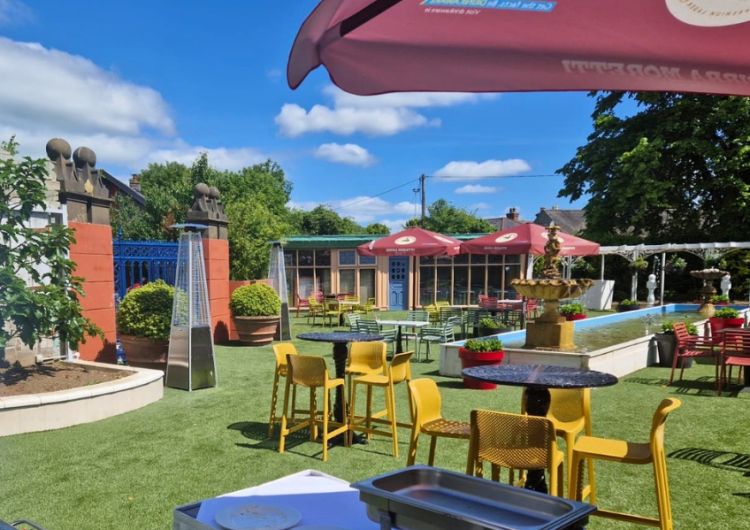 Summer outdoor dining in Naas
