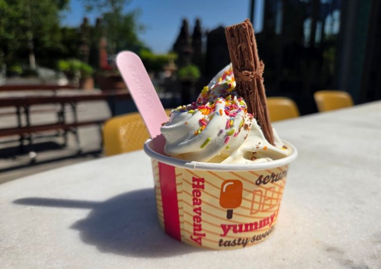 Icecream in Vi's Gardens