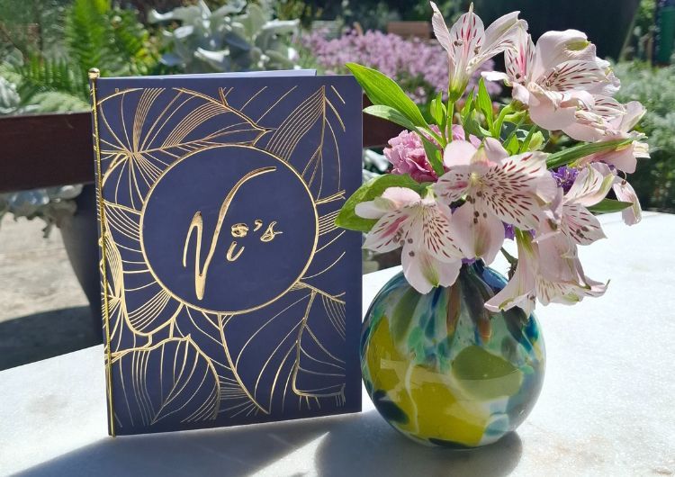 Vi's Garden Menu 
