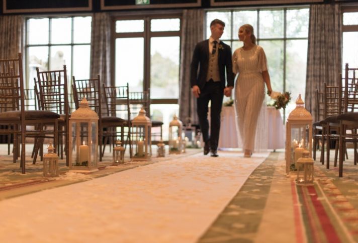 Ballroom Wedding Ceremony