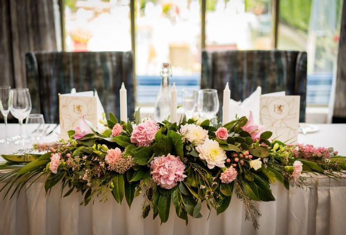 Wedding table at Lawlor's