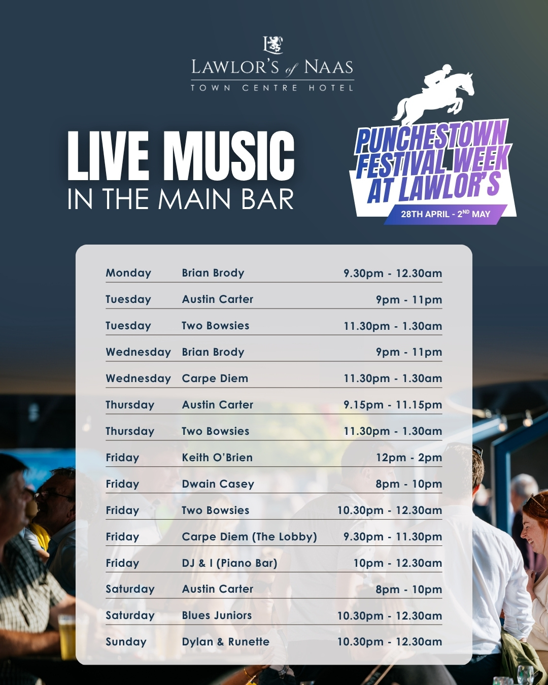 lawlor s live music punchestown 2026